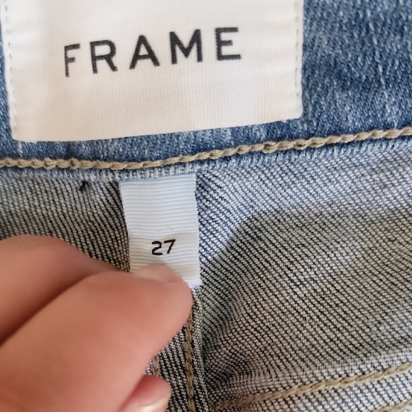 Frame Denim Blue Skinny Jeans - Picture 5 of 13